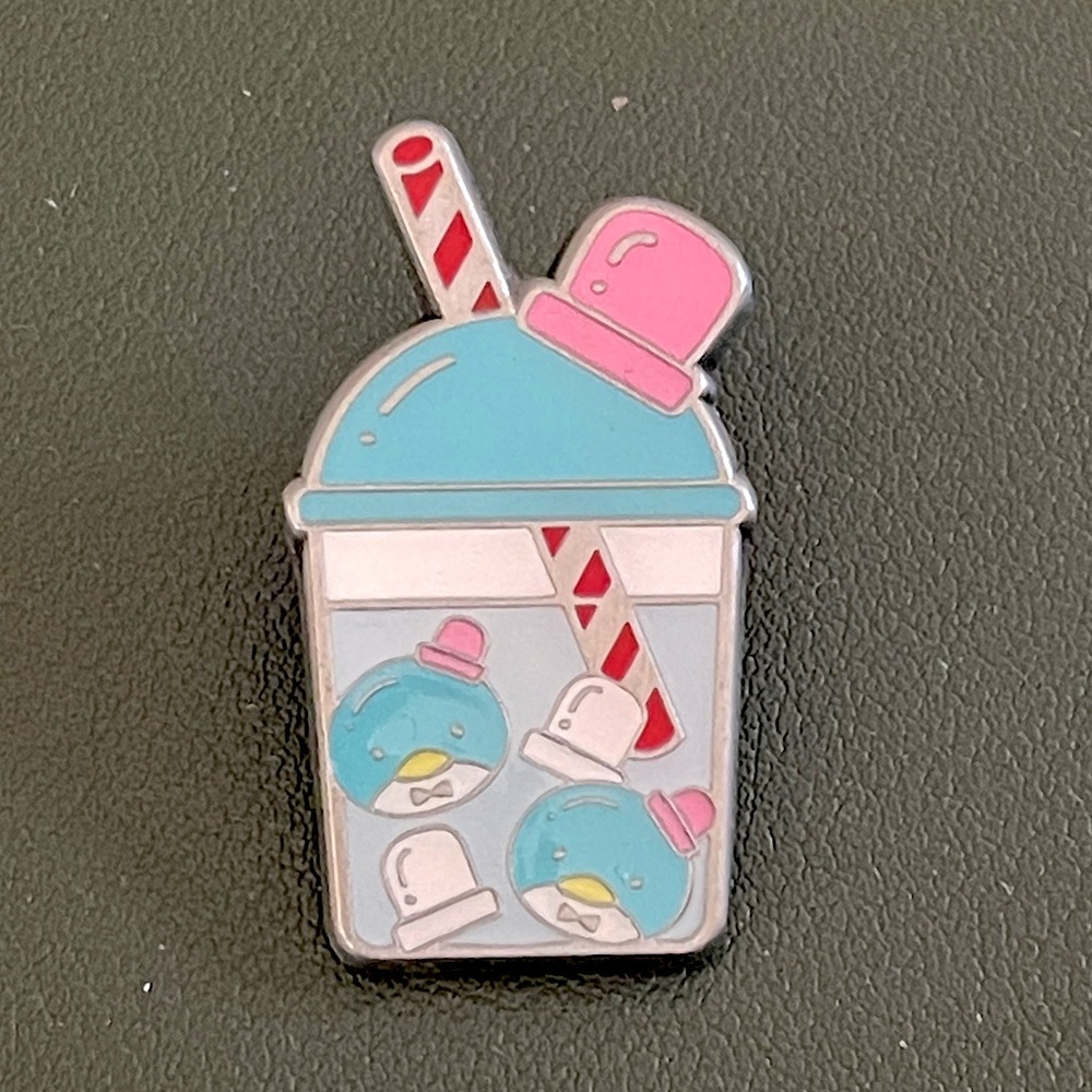 LOUNGEFLY Hello Kitty And Friends Boba Blind Box Enamel Pin, Tuxedo Sam